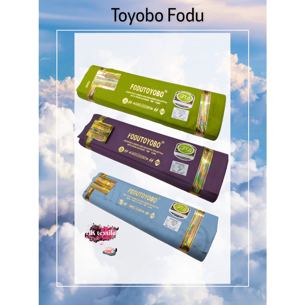 Kain Toyobo Fodu Original Premium Katun Halus Adem | Bahan Gamis Kemeja Koko Kurta Tunik | Kain Toyo