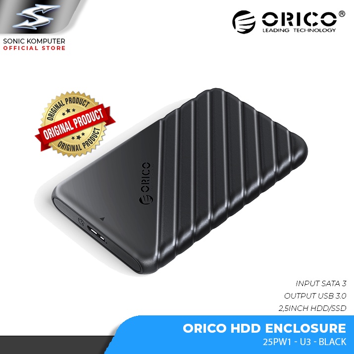 ORICO SSD / HDD ENCLOSURE USB 3.0 SATA 3 2.5&quot; 25PW1-U3 25PW1 U3