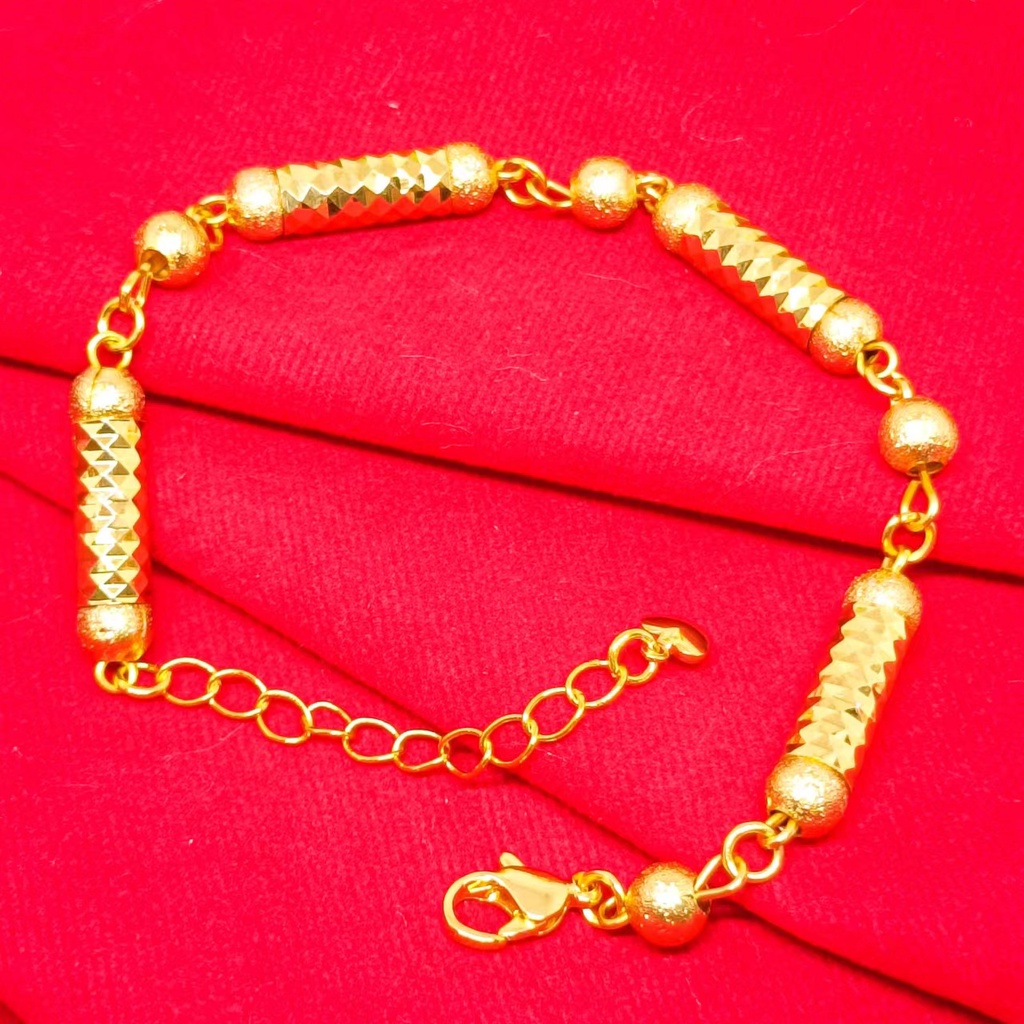 Gelang tangan bangle rantai terbaru xuping perhiasan lapis Emas 24k gold fashion anti karat tidak mudah luntur hadiah ulang tahun