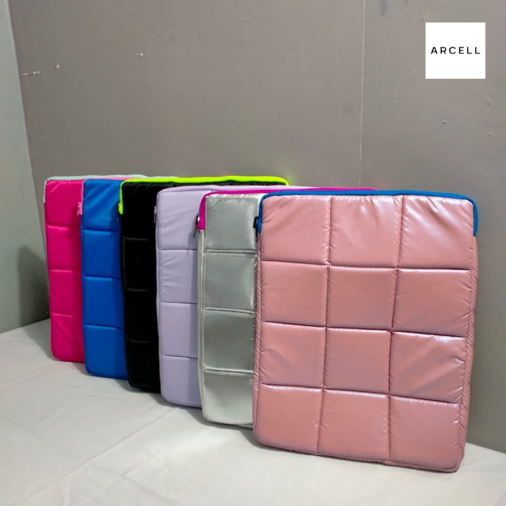 ARCELL - PUFFY LAPTOP SLEVEE SQUARE (waterproof) l Tas Laptop 13-15 inc