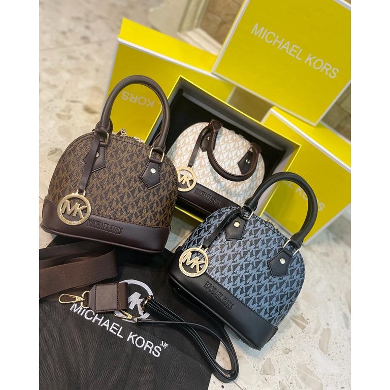 TAS SLEMPANG TENTENG WANITA MK ALMA MINI SET BOX/ TANPA BOX