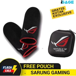 GRATIS BOX POUCH Sarung Jari Jempol Game Gamers Gaming Super Sensitif Premium