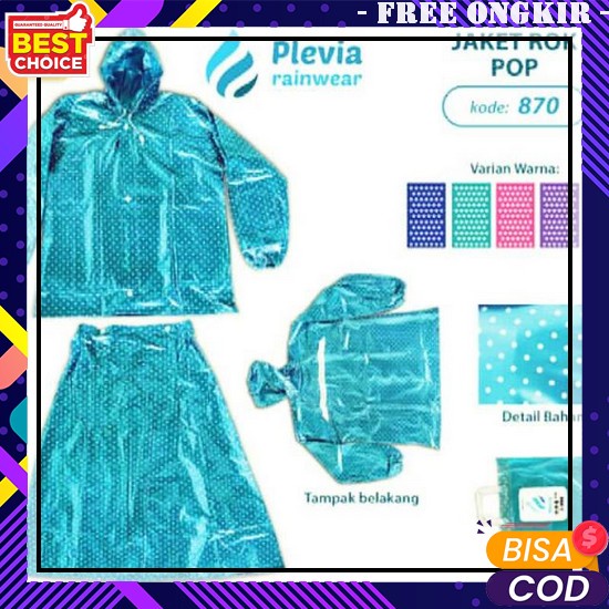 Jas Hujan Jas Hujan Pria Wanita Dewasa Anti Air Bahan Import Raincoat Saku Kangguru Mantel Hujan Ant
