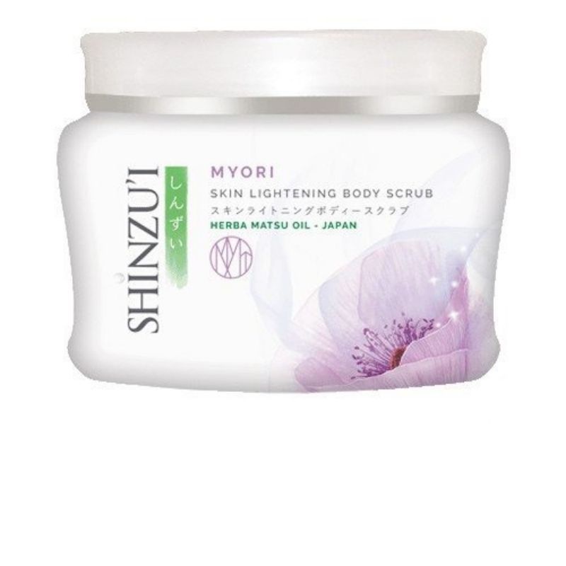 Aschosme SHINZUI Skin Lightening Body Scrub 200gr ~ Lulur Badan Shinzu'i