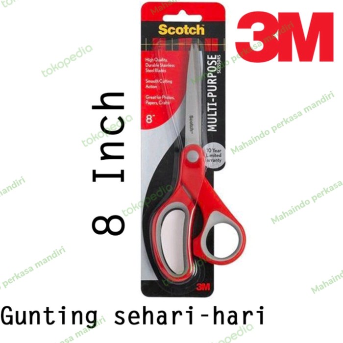 

Terlaris 3M Scotch Scissors 1428 - Gunting Multipurpose - Multi Guna 8 Inch Berkualitas