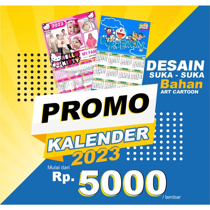 

Kalender Tahun 2023 Selembar Isi 12 Bulan