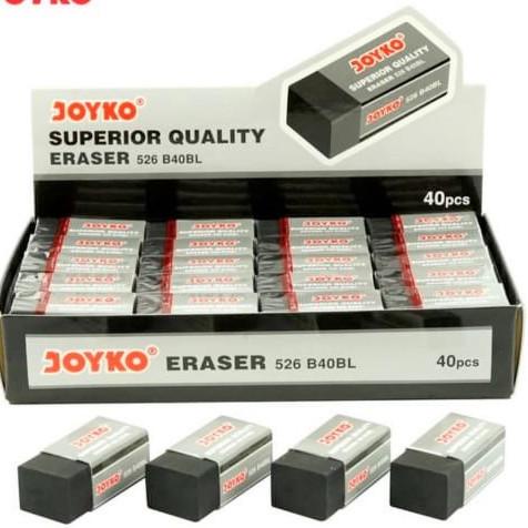 

New Penghapus Eraser Joyko B40P / B40BL - Putih Hitam ✔
