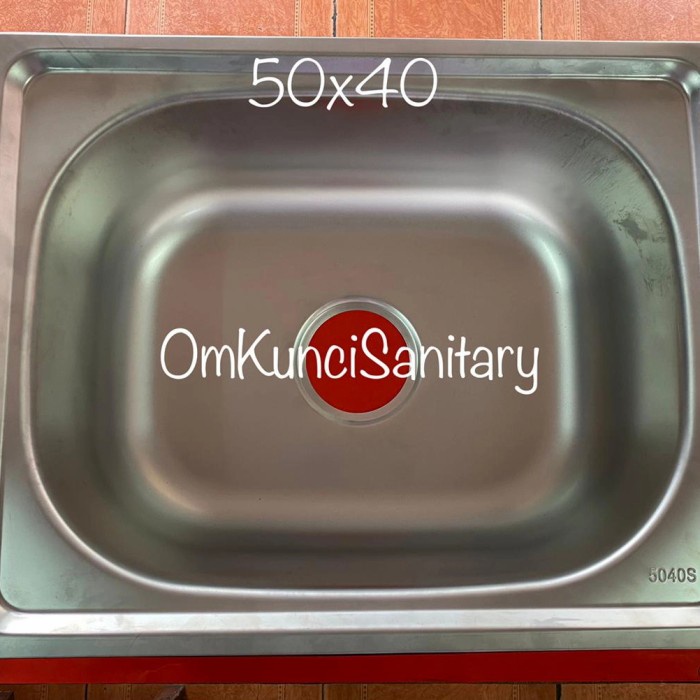 Saringan Bak Cuci Piring Bcp Kitchen Sink 1 Lubang Stainless Dalam