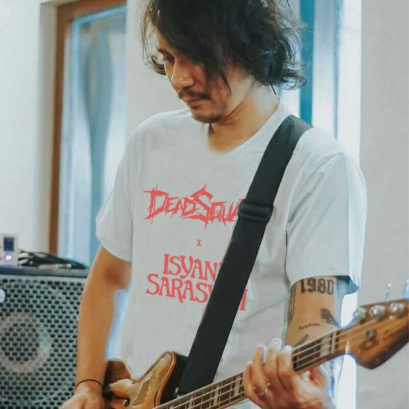 Isyana Sarasvati x Deadsquad Kaos Isyana Sarasvati x Deadsquad / unisex Casual / Tshirt Musik / Kaos