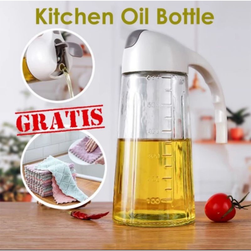 Botol kaca tempat minyak goreng saos sambal Botol kaca serbaguna