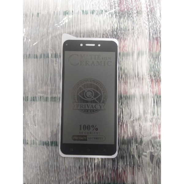 TEMPERED GLASS MATTE FILM CERAMIC PRIVACY SPY OPPO A71