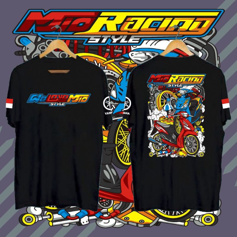 KAOS MODIFIKASI YAMAHA MIO RACING | KAOS PRIA