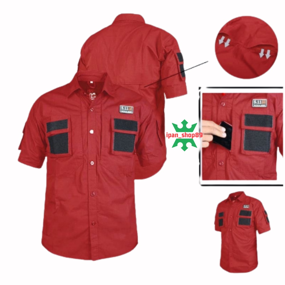 KEMEJA TACTICAL 511 TANGAN PENDEK / KEMEJA LAPANGAN 511 / KEMEJA PDL 511