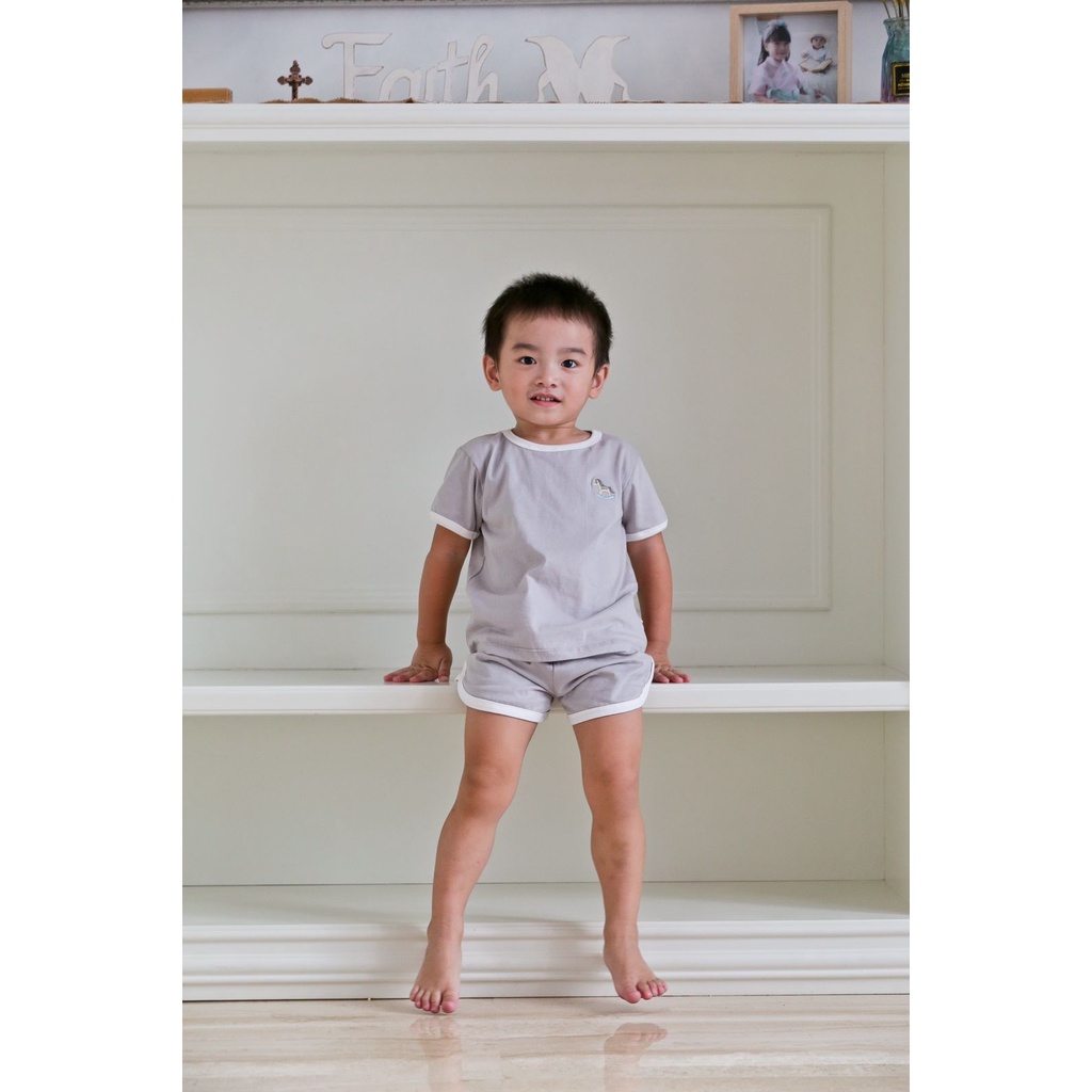 moochi baby classic set setelan anak retro baju piyama moochi baby