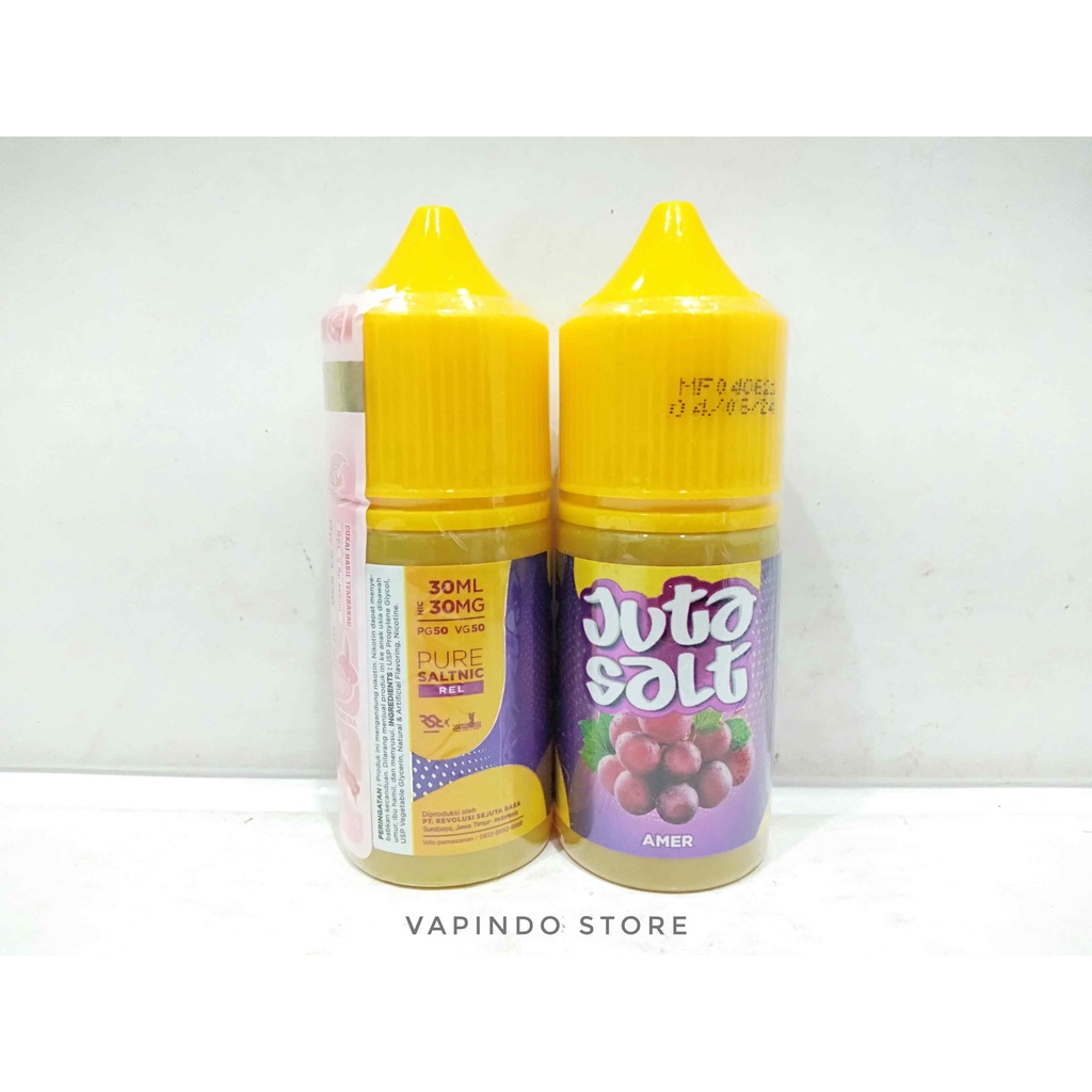 NIC 30MG JUTA JUICE SALT AMER 30ML SALTNIC BY RSR BREW X VAPEBOSS