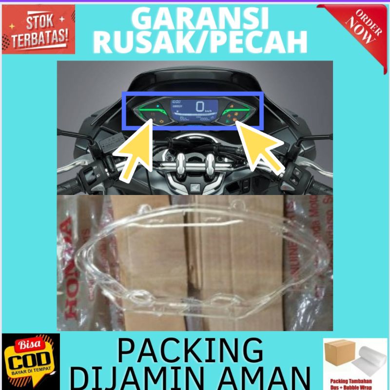 37111-K1Z-J11 Kaca Mika Kaca Lensa Lens Assy Spidometer Speedometer Spedometer Kilometer New Honda P
