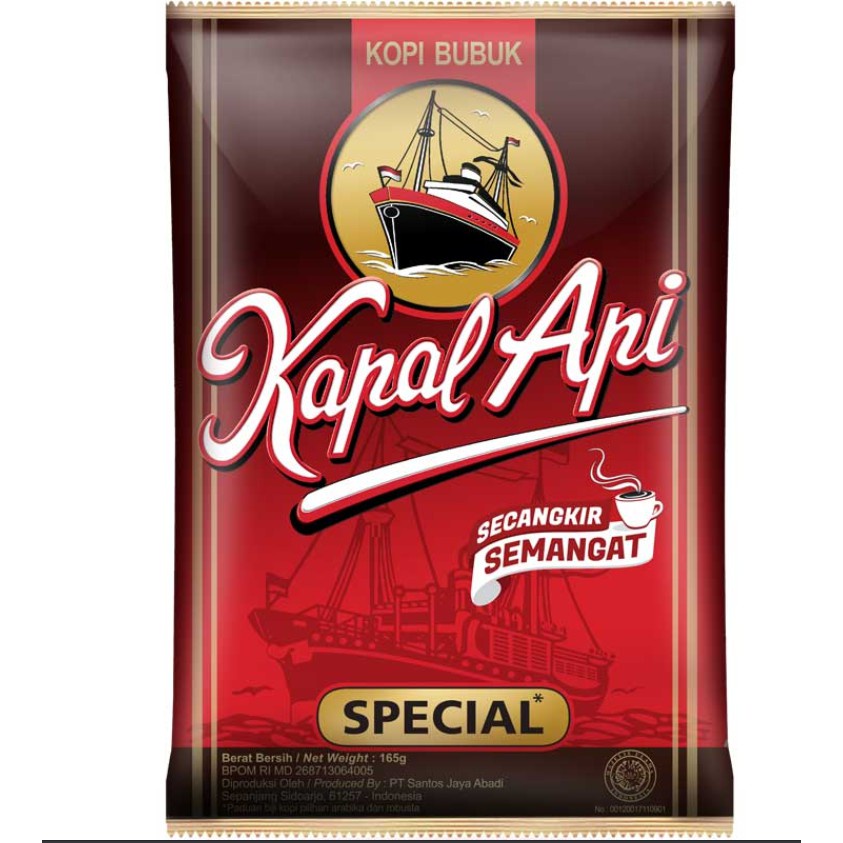 

Kopi Kapal Api 160gr//Kopi Kapal Api Bubuk//Kopi Bubuk