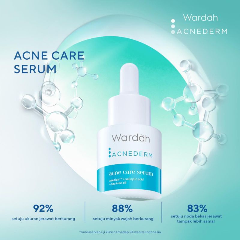 Wardah ACNEDERM acne care serum | Wardah acnederm serum | serum jerawat Wardah