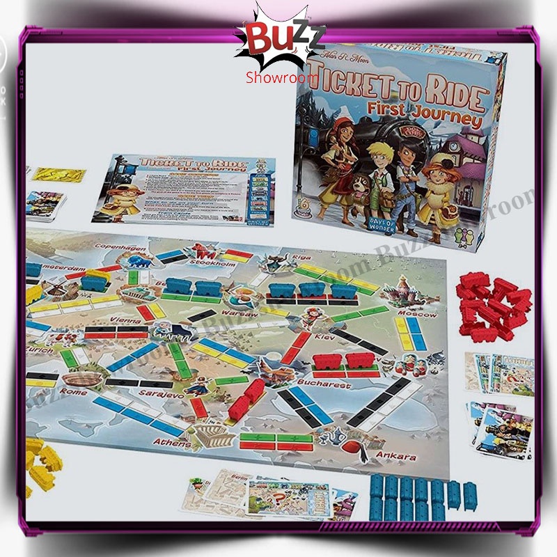 Ticket to Ride: First Journey board game