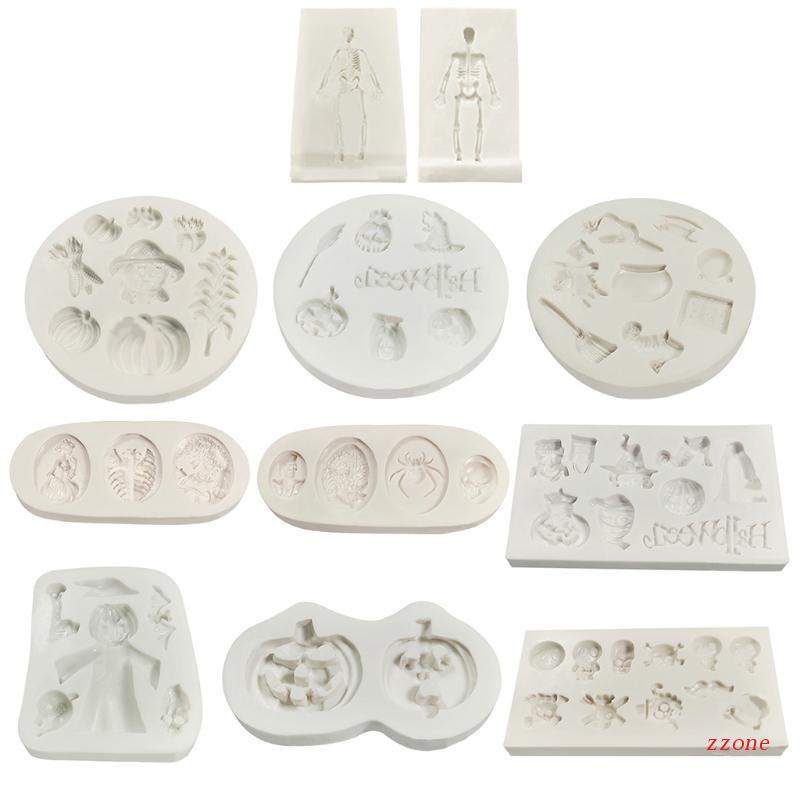 Zzz Cetakan Kue / Biskuit / Coklat / Clay Bahan Polymer Tema Halloween