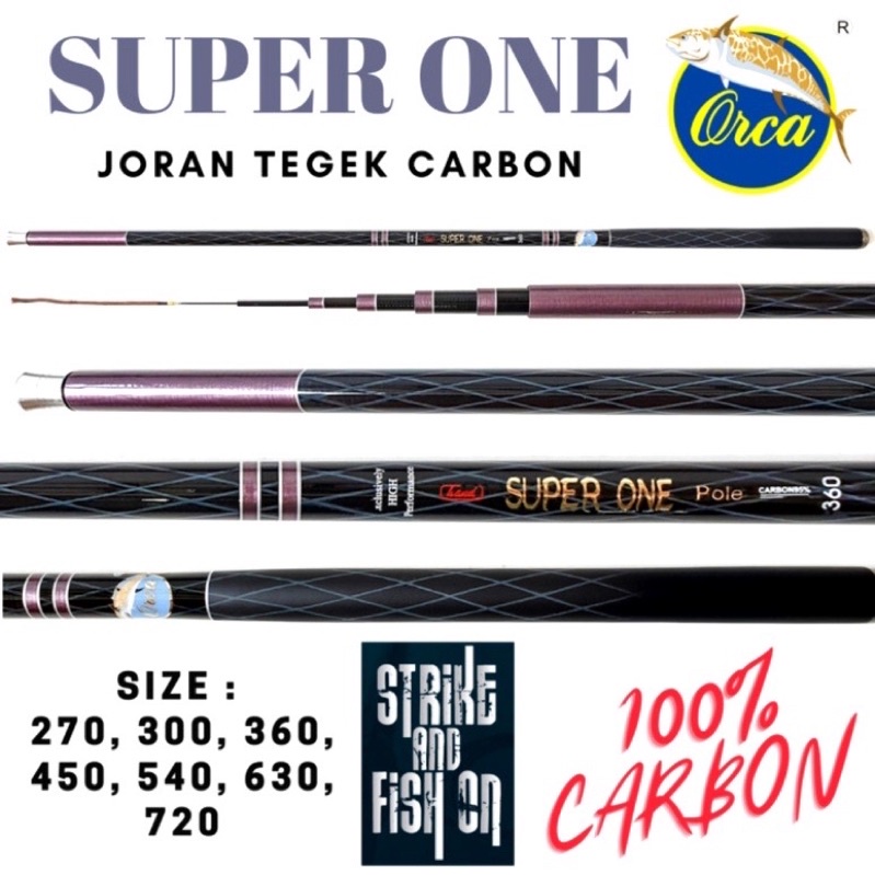Joran Tegeg Orca Super One 270 300 360 450 540 630 720