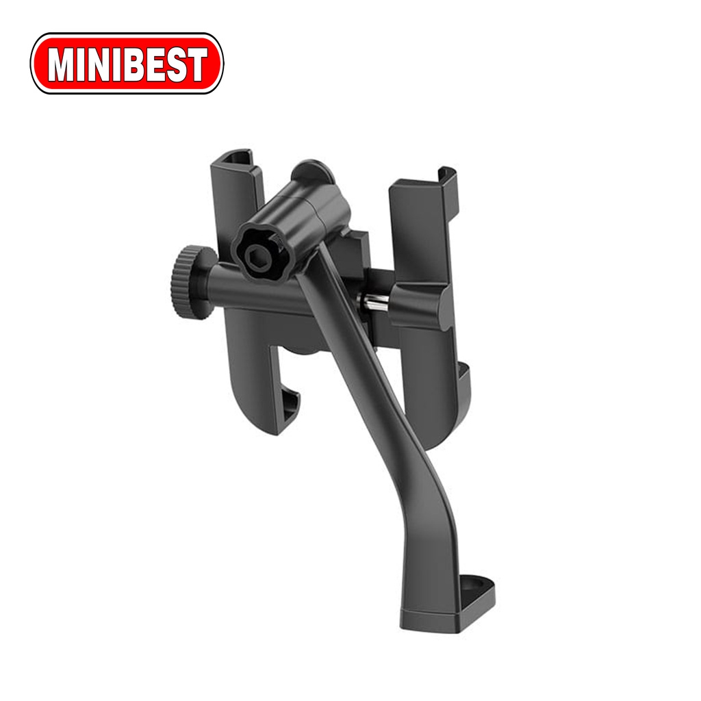 [MB] HOLDER BESI SPION MOTOR HANDLE BAR METAL DUDUKAN HP STAND HP