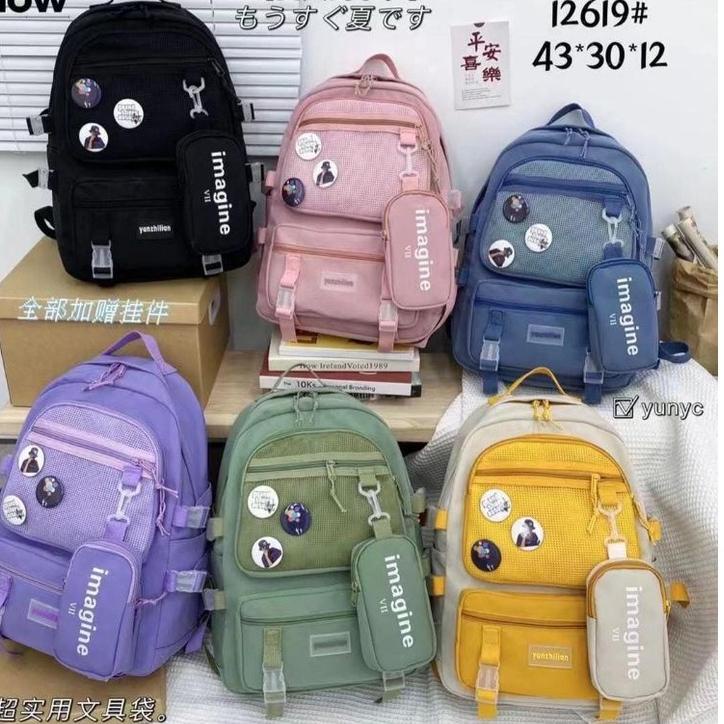 Recomended ETALASE J/TAS KOREA IMPORT ORIGINAL/TAS IMPORT ASLI/TAS KOREA FREE PIN GANTUNGAN BONEKA L