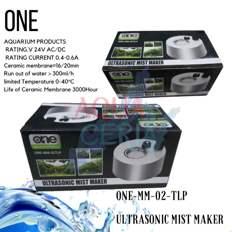 Mesin Kabut Paludarium terrarium reptil MIST MAKER ONE MM 02 TLP mist maker Aquarium/Paludarium