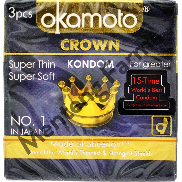 Kondom Okamoto Crown - Isi 3