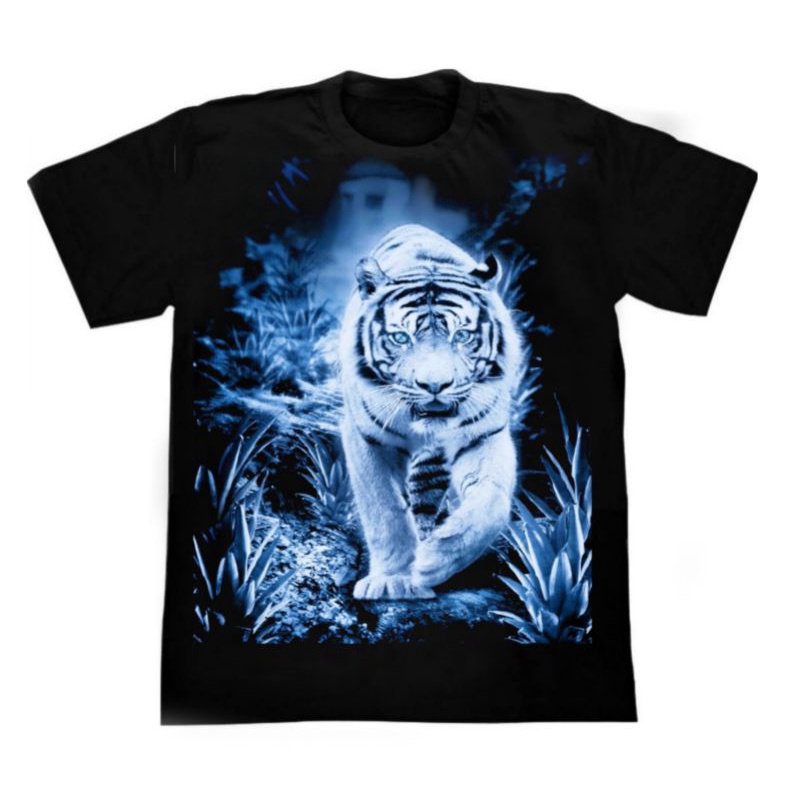 Kaos Pria / T-shirt / Baju Motif macan es