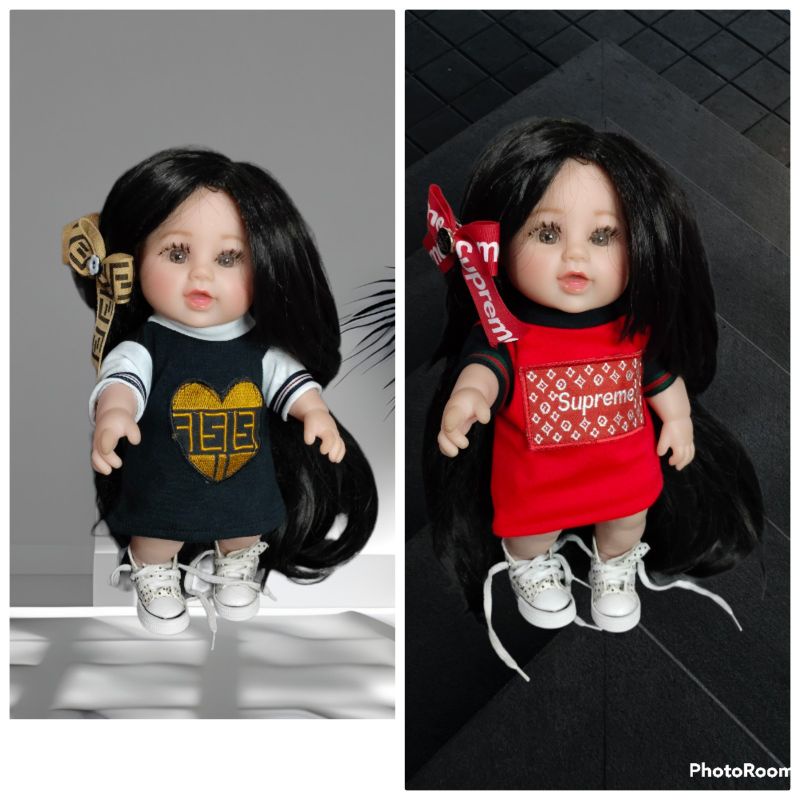 baju boneka reborn, lukthep size 12 inch