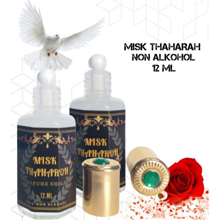 MISK THAHARAH Parfum Arab Murni Non Alkohol Roll On 12ml Unisex