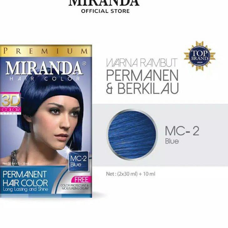 Max Sale--cat pewarna rambut Miranda Hair Color blue/ biru ( mc-2) BPOM