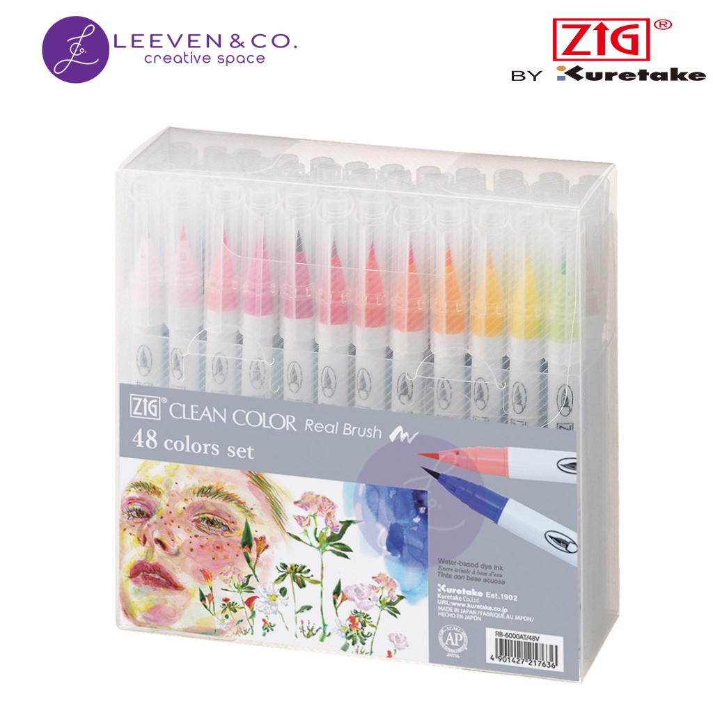 

ZIG CLEAN COLOR REAL BRUSH SET 48 COLORS