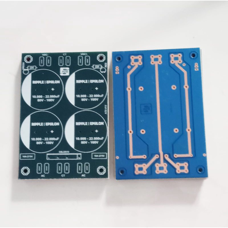 PCB PSU 4 Elco Single Dioda PCB Power Supply 4 Elco satu Dioda