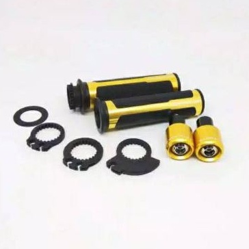 sepasang handgrip jalu barracuda handgrip variasi handfat grip gas barracuda Akai racing grip plus jalu universal semua sepeda motor