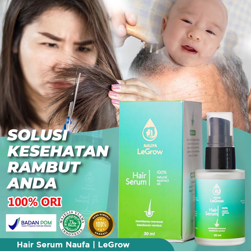 NAUFA LeGrow - Serum Rambut Membantu Merawat Kesuburan Rambut Dan Alis