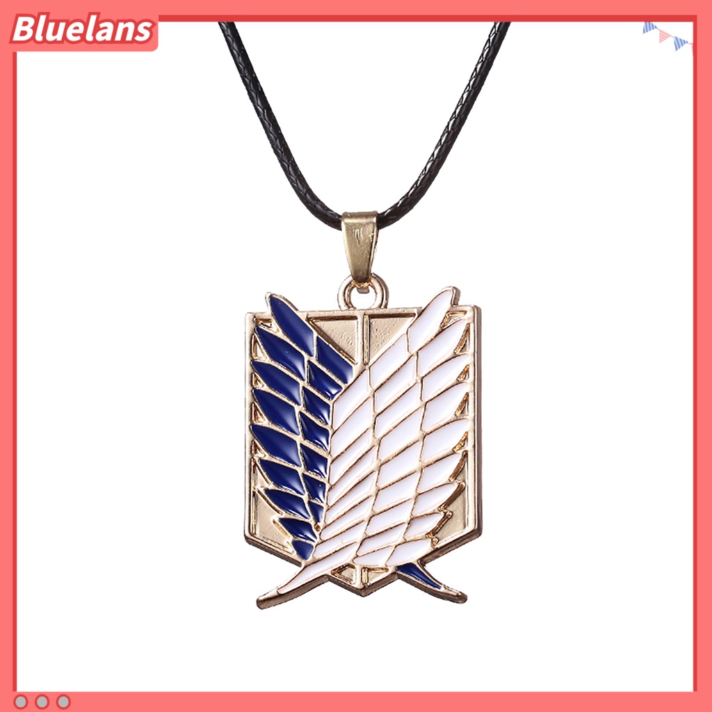 Bluelans Necklace Funny Creative Attack On Titan Anime Cosplay Necklace for Women