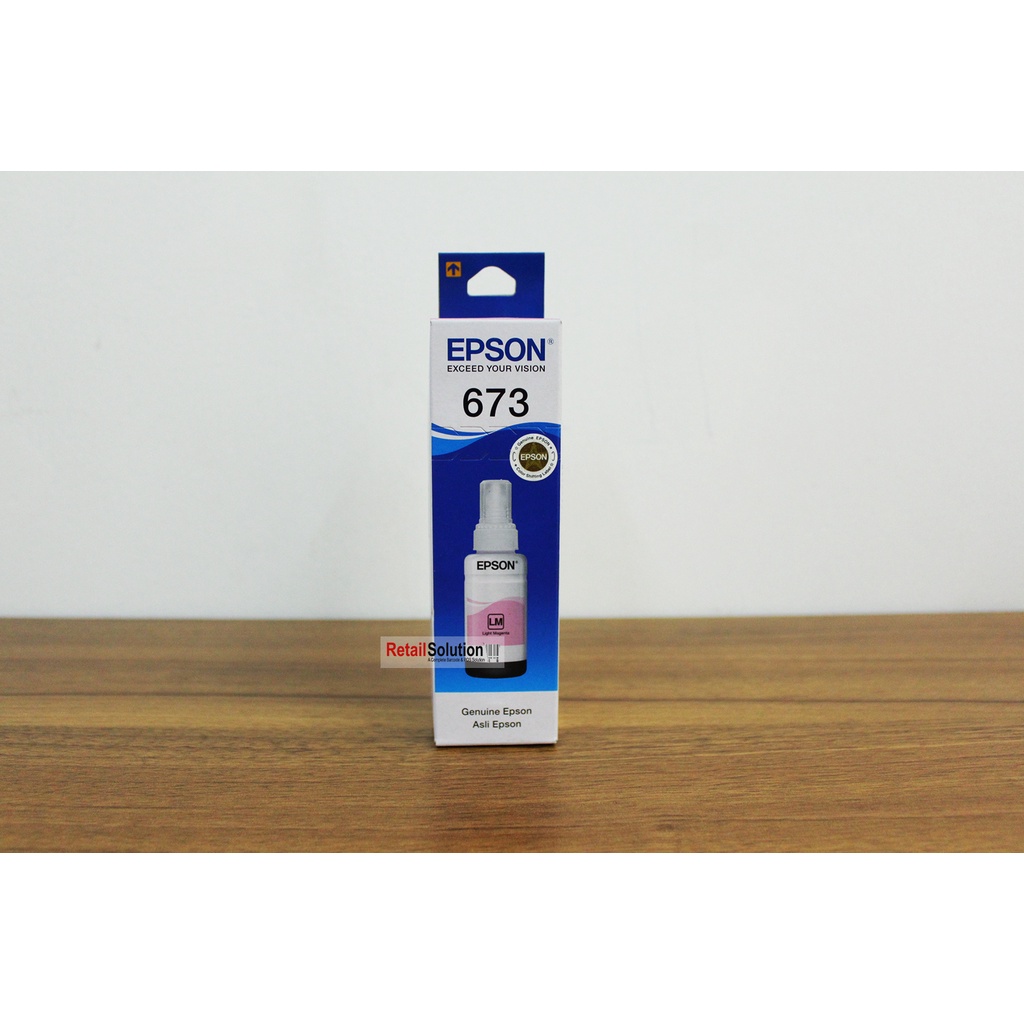 Tinta Epson 673 Light Magenta Original - Tinta Epson L805 L850 L1800