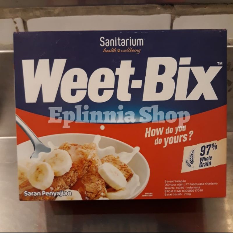 

Sanitarium Weet-Bix Whole Grain 750 gr - Sereal Weetbix Wet Bix