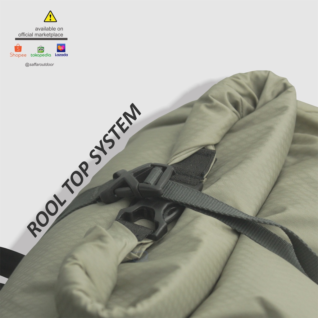 RB Tas Ultralight - Carrier Ultralight - Backpack Ultralight Air Flow 40L Saffaroutdoor