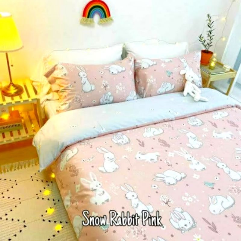 Bedcover Set Lengkap Sprey Dan Bed Cover Katun Lokal ESRA