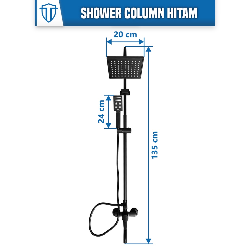 Shower Column Set Shower Mandi Kran Panas Dingin Shower Mandi Setshower Column Set Shower Mandi Stainless Promo