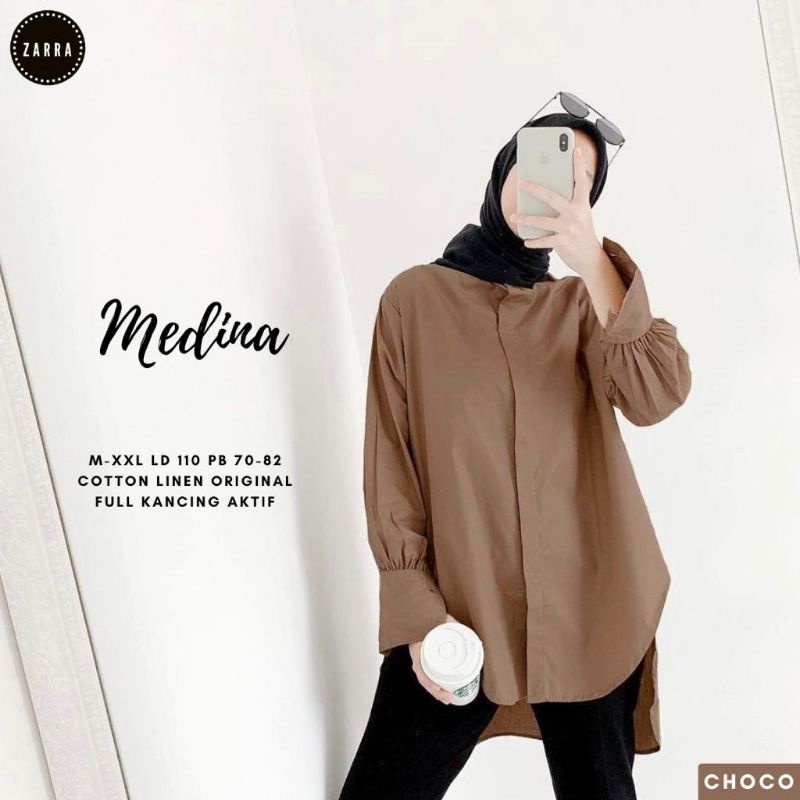 (BISA COD) MEDINA BLOUSE TERBARU ORIGINAL PRODUK