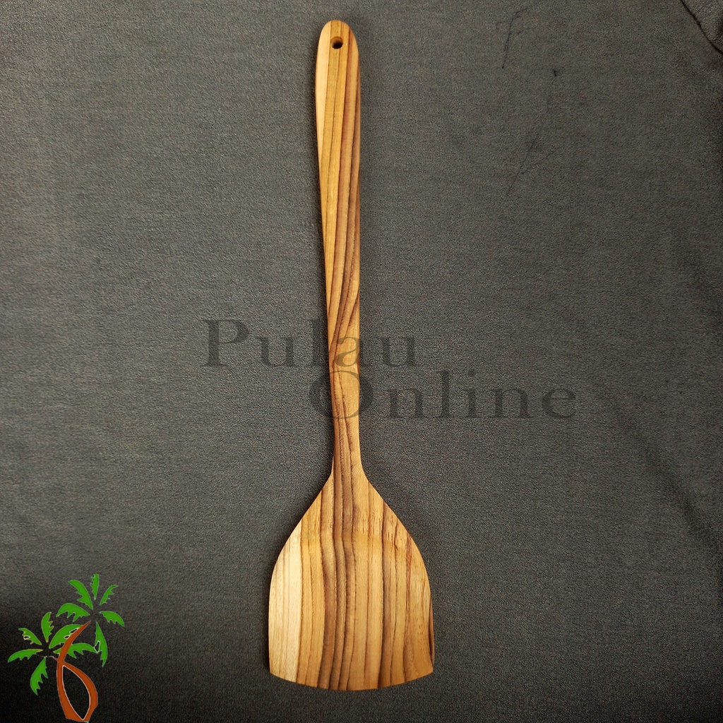 Sodet Kayu Jumbo 40cm - Sutil Spatula Kayu Wood Turner