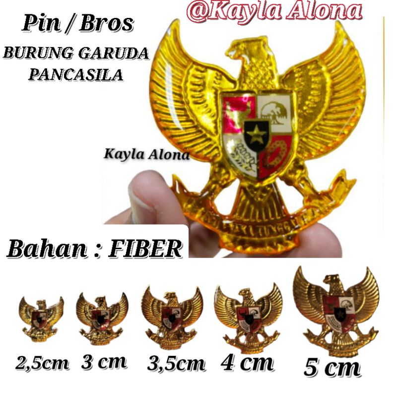 PIN/BROS BURUNG GARUDA PANCASILA ( FIBER )