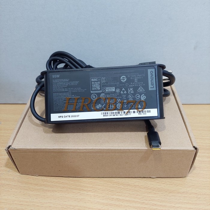 Adaptor Charger Laptop Lenovo 20V - 4.75A 95W Model USB Type C -HRCB