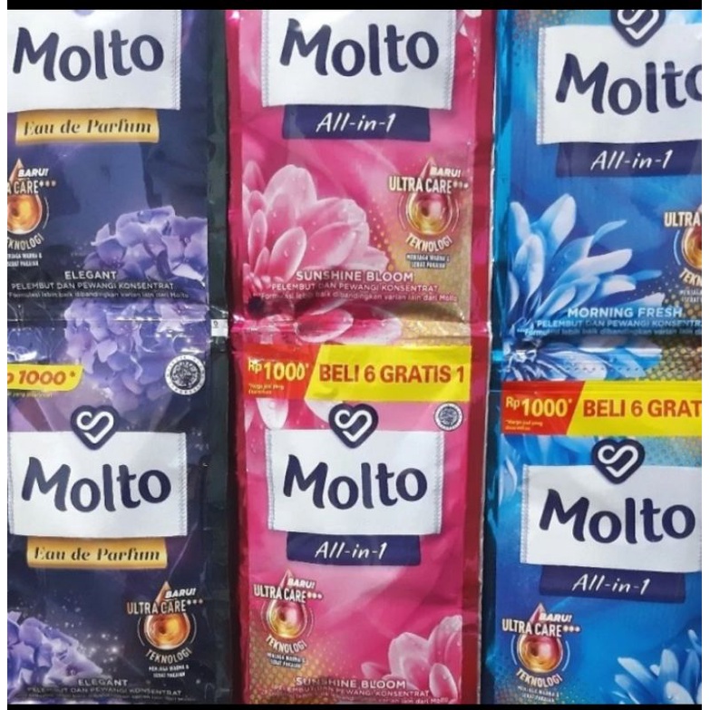 MOLTO RENCENG ALL IN VARIAN KEMASAN 1000 18ML isi 30 sachet