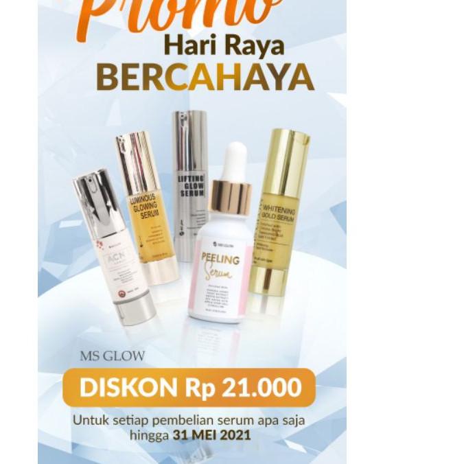 READY ✅Ms Glow Paket Wajah + Serum Free gift 100% Original (COD) paket pemutih wajah glowing|RA6