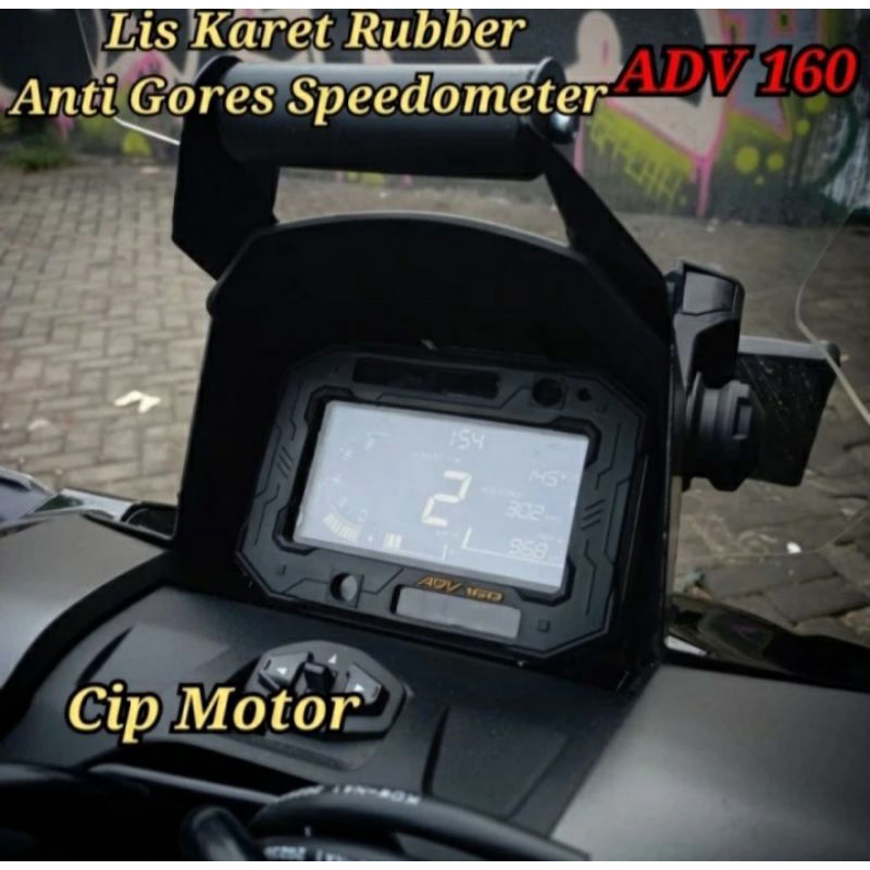 Stiker antigores spidometer ADV 160 Karet Series